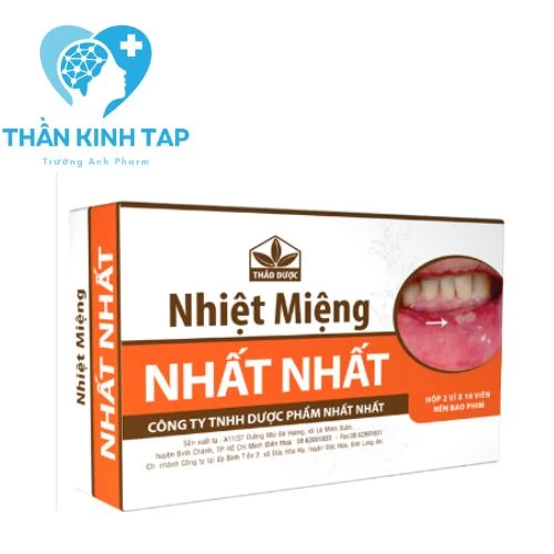 Nhiệt miệng Nhất Nhất - Thanh nhiệt, giải độc cho cơ thể